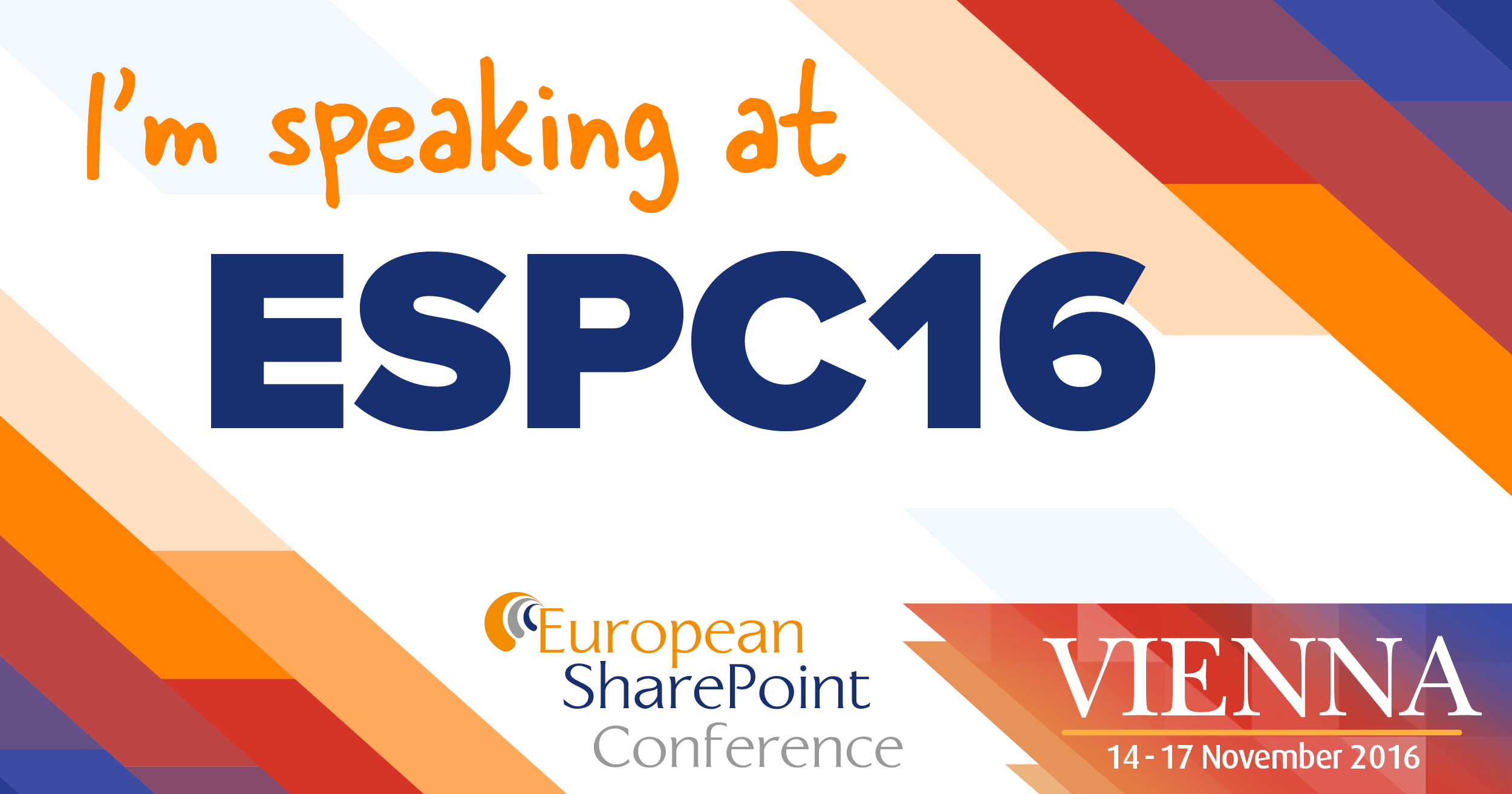 Bring your “A” game to ESPC16