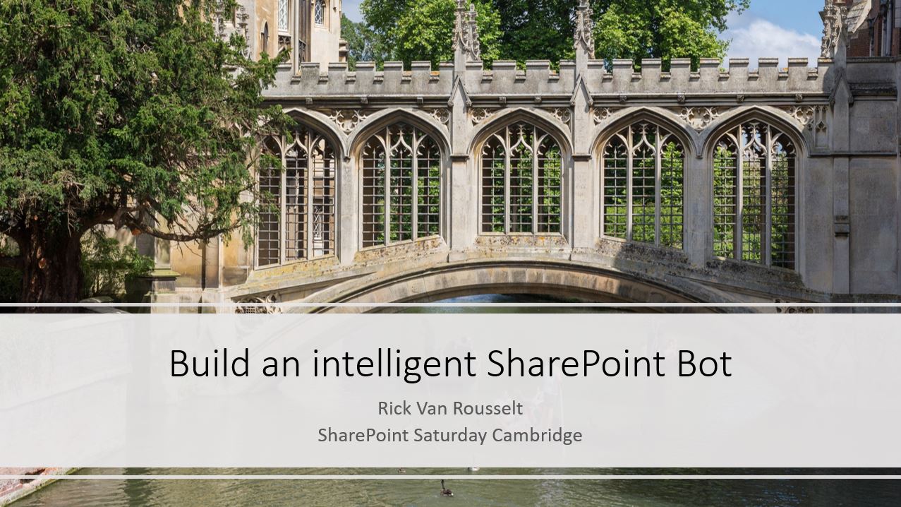 SharePoint Saturday Cambridge